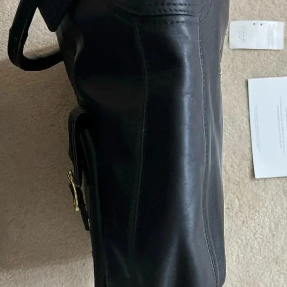 Coach Penelope Black Leather Hobo Bag 2011